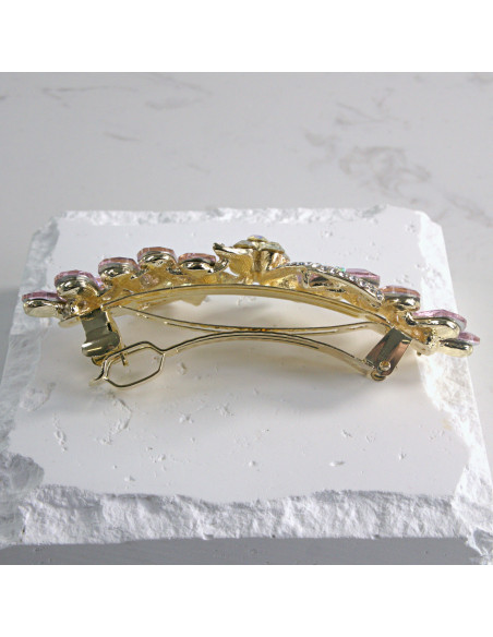 Klamra francuska a'la kokarda kryształki Lolita akcesoria