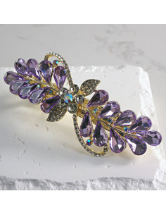 Klamra francuska a'la kokarda kryształki Lolita akcesoria 2