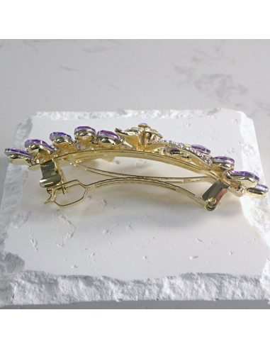 Klamra francuska a'la kokarda kryształki Lolita...