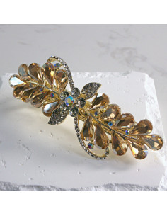 Klamra francuska a'la kokarda kryształki Lolita akcesoria 2