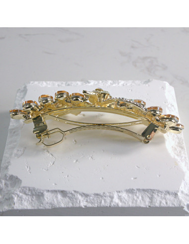 Klamra francuska a'la kokarda kryształki Lolita...