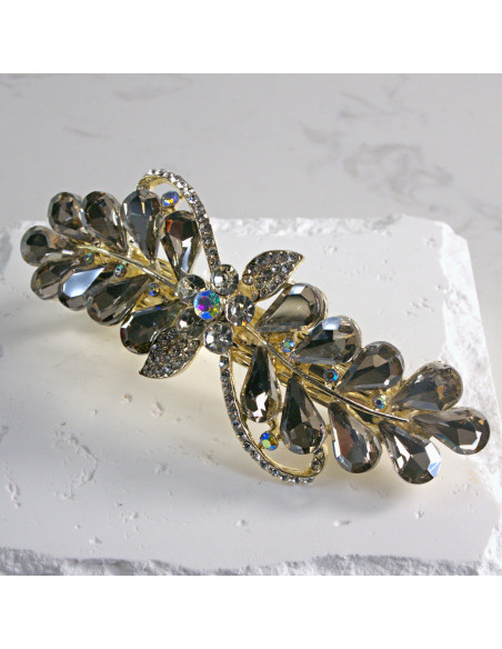 Klamra francuska a'la kokarda kryształki Lolita akcesoria