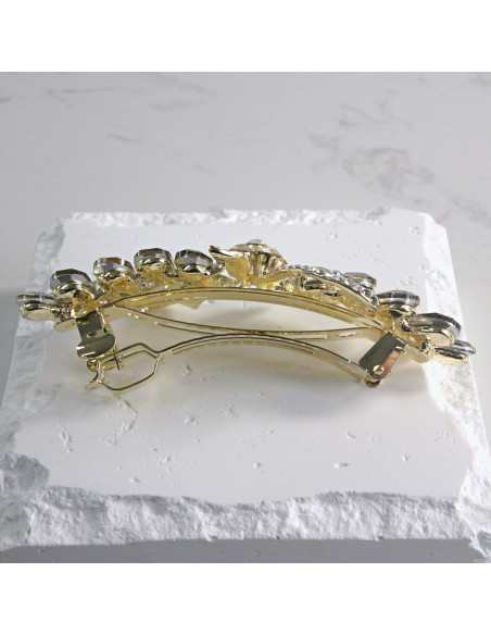 Klamra francuska a'la kokarda kryształki Lolita akcesoria