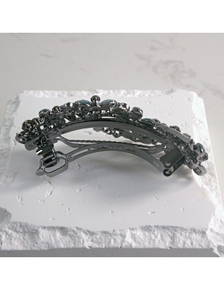 Klamra francuska  kwiatki z kamieni Lolita akcesoria