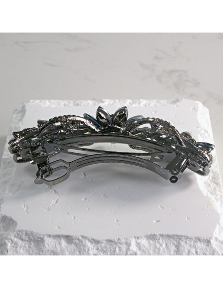 Klamra francuska  kwiatek z kryształkami Lolita akcesoria