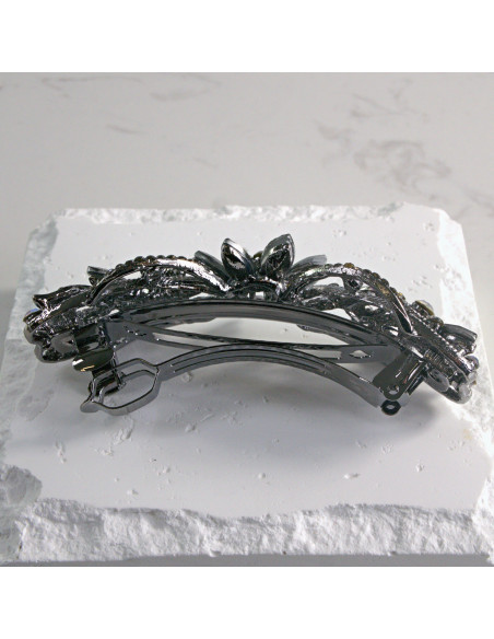 Klamra francuska  kwiatek z kryształkami Lolita akcesoria