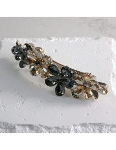 Klamra francuska  4 kwiatki kryształki Lolita akcesoria 2