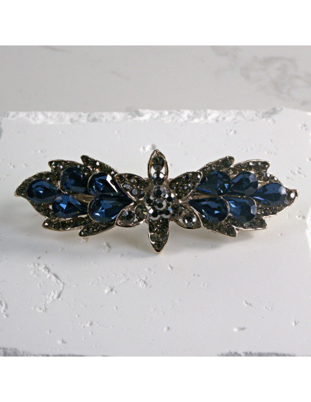 Klamra francuska kwiat z kryształkami Lolita akcesoria