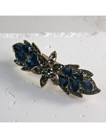 Klamra francuska kwiat z kryształkami Lolita akcesoria