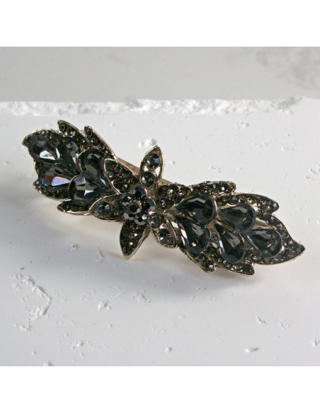 Klamra francuska kwiat z kryształkami Lolita akcesoria