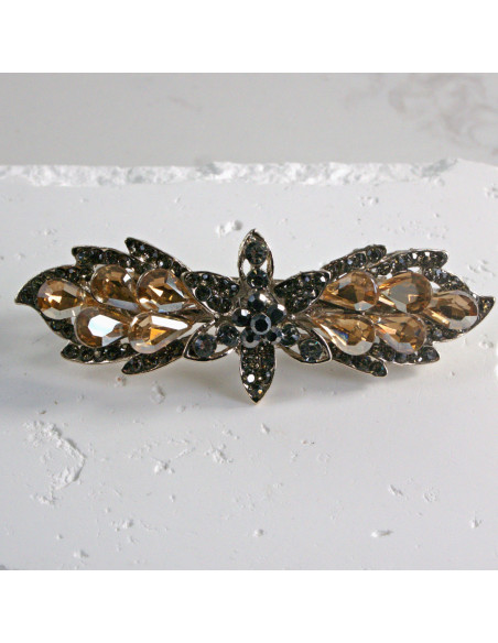 Klamra francuska kwiat z kryształkami Lolita akcesoria