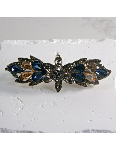 Klamra francuska kwiat z kryształkami Lolita akcesoria