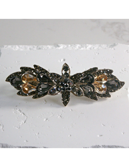 Klamra francuska kwiat z kryształkami Lolita akcesoria