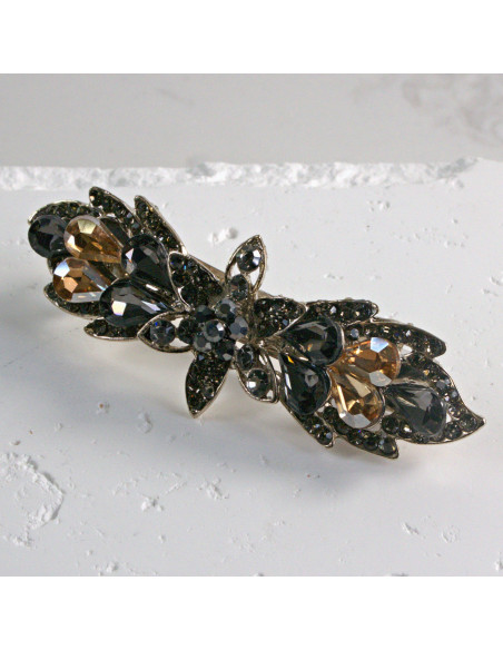 Klamra francuska kwiat z kryształkami Lolita akcesoria