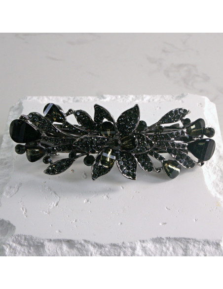 Klamra francuska kwiat z kryształkami Lolita akcesoria