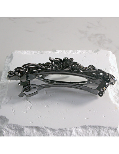 Klamra francuska kwiat z kryształkami Lolita...