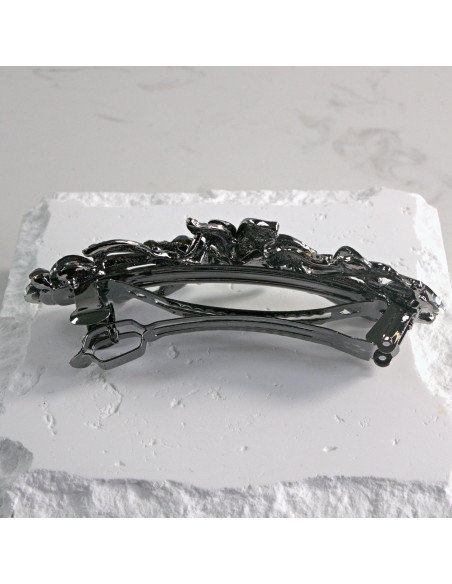 Klamra francuska kwiat z kryształkami Lolita akcesoria