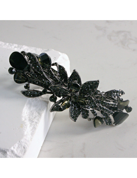 Klamra francuska kwiat z kryształkami Lolita akcesoria