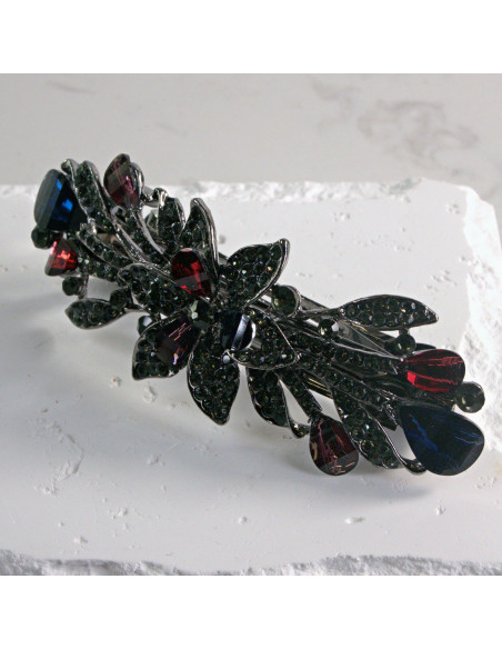 Klamra francuska kwiat z kryształkami Lolita akcesoria