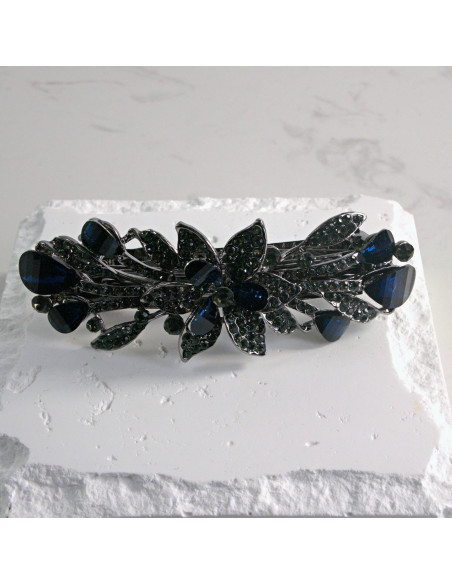 Klamra francuska kwiat z kryształkami Lolita akcesoria