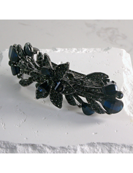 Klamra francuska kwiat z kryształkami Lolita akcesoria