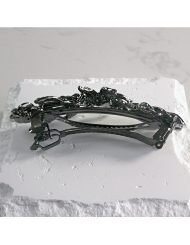 Klamra francuska kwiat z kryształkami Lolita...