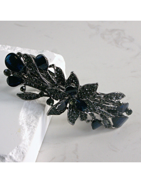 Klamra francuska kwiat z kryształkami Lolita akcesoria