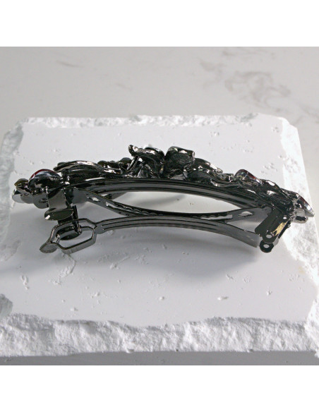 Klamra francuska kwiat z kryształkami Lolita akcesoria