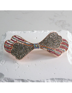 Klamra francuska kokarda z cyrkonia Lolita akcesoria