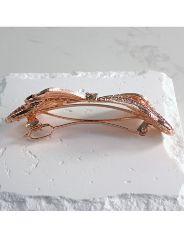 Klamra francuska kokarda z cyrkonia Lolita...