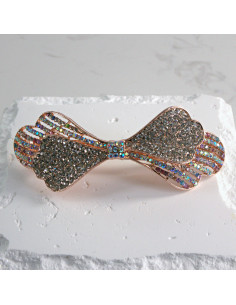 Klamra francuska kokarda z cyrkonia Lolita akcesoria
