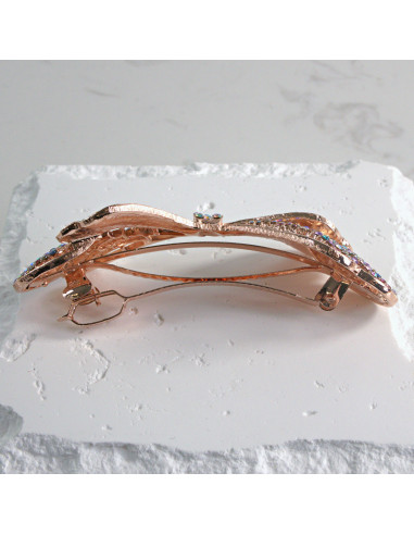 Klamra francuska kokarda z cyrkonia Lolita...