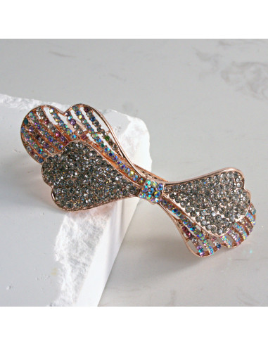 Klamra francuska kokarda z cyrkonia Lolita...
