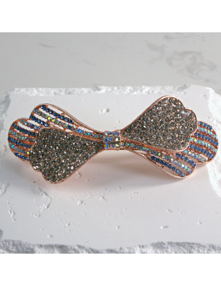 Klamra francuska kokarda z cyrkonia Lolita akcesoria