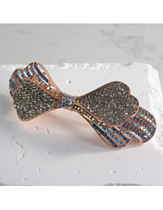 Klamra francuska kokarda z cyrkonia Lolita akcesoria 2