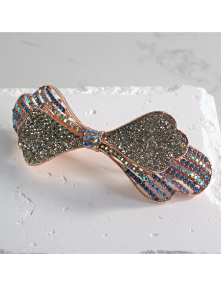 Klamra francuska kokarda z cyrkonia Lolita akcesoria
