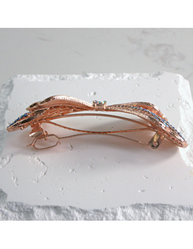 Klamra francuska kokarda z cyrkonia Lolita...
