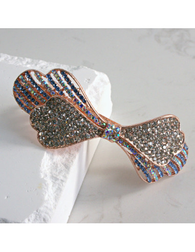 Klamra francuska kokarda z cyrkonia Lolita...