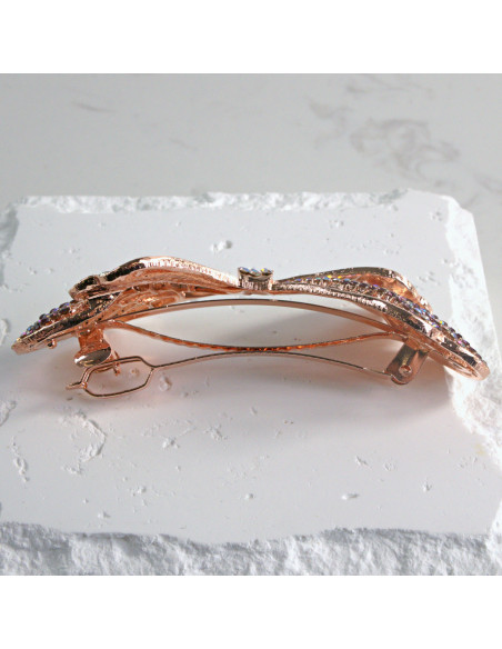 Klamra francuska kokarda z cyrkonia Lolita akcesoria