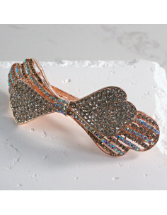 Klamra francuska kokarda z cyrkonia Lolita akcesoria 2