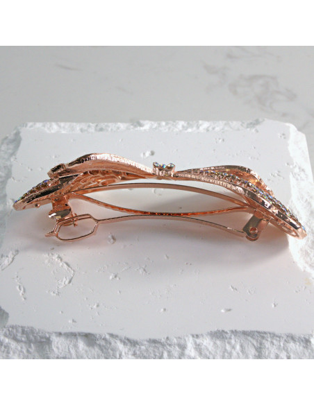 Klamra francuska kokarda z cyrkonia Lolita akcesoria