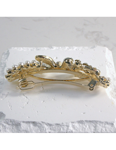 Klamra francuska niesymetryczna kokarda i...