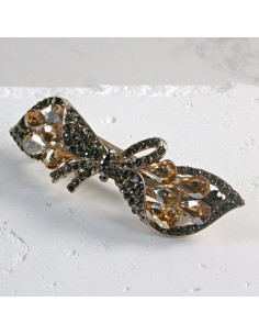 Klamra francuska kokarda z kryształkami Lolita Akcesoria 2