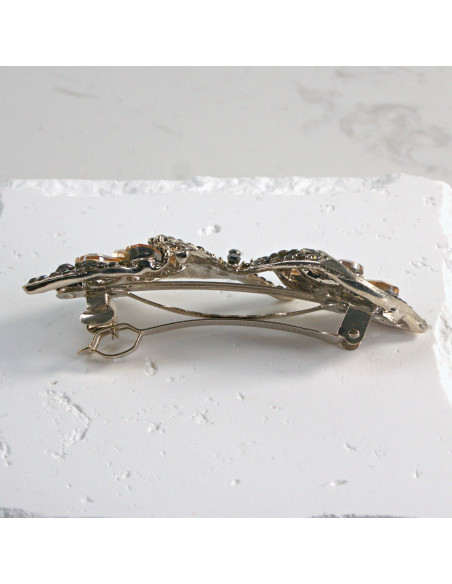 Klamra francuska kokarda z kryształkami Lolita Akcesoria