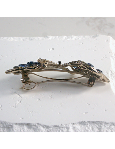 Klamra francuska kokarda z kryształkami Lolita Akcesoria