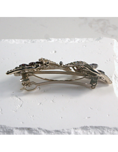 Klamra francuska kokarda z kryształkami Lolita...