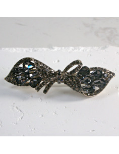 Klamra francuska kokarda z kryształkami Lolita Akcesoria