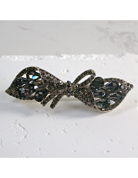 Klamra francuska kokarda z kryształkami Lolita Akcesoria