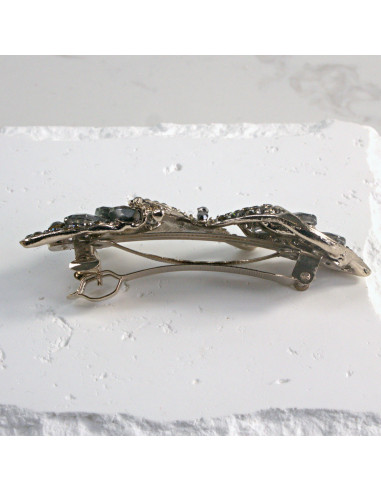 Klamra francuska kokarda z kryształkami Lolita...