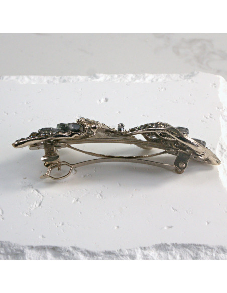 Klamra francuska kokarda z kryształkami Lolita Akcesoria